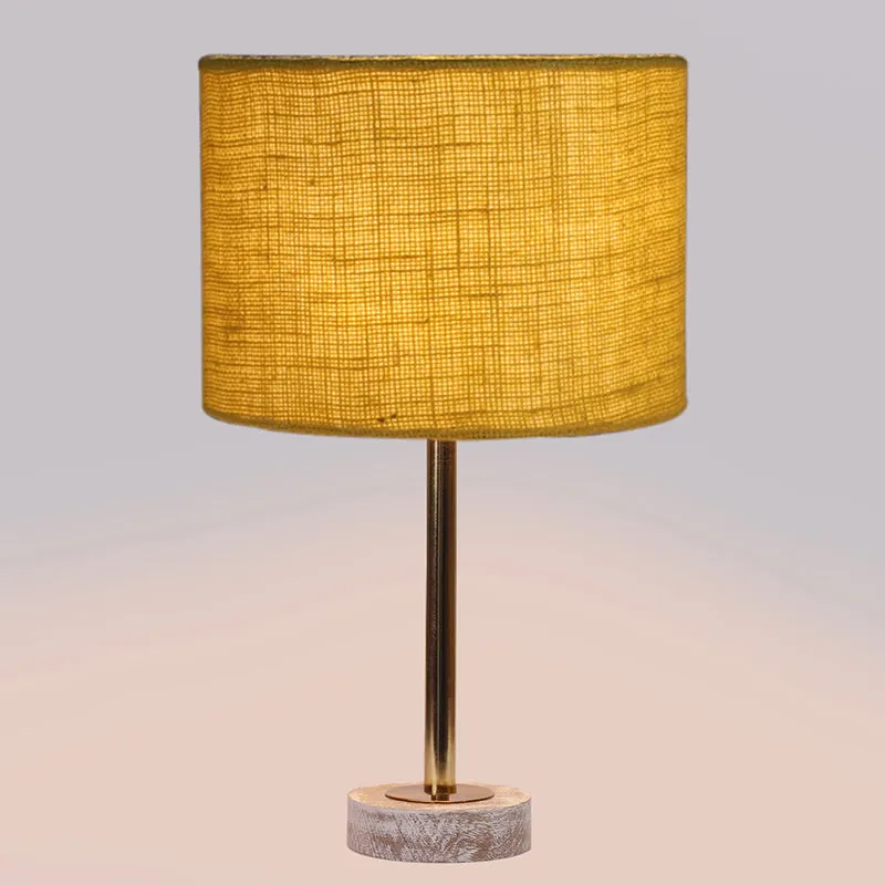 Sienna I Rodin Wooden Table Lamp - Yellow,Gold,White media 5