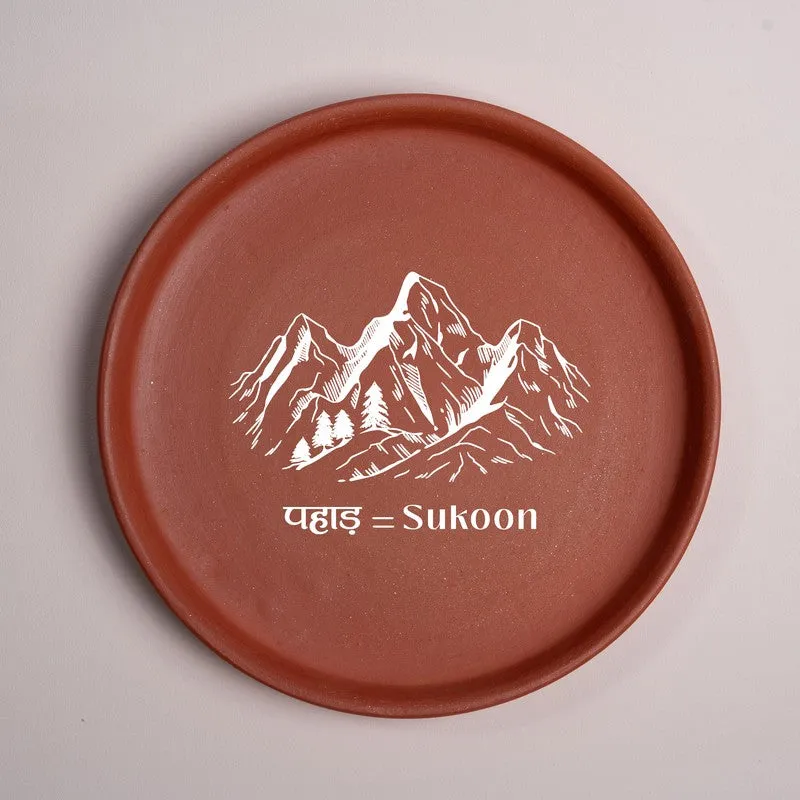 Capture the World Terracotta Wall Plate - Set Of Three media 5