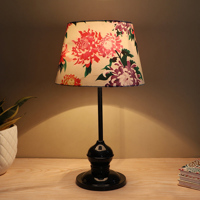 Miyabi Griff Printed Metal Table Lamp - Multicolor