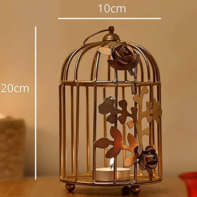 Ferora Bird Cage Candle Holder - Set Of Two media 4