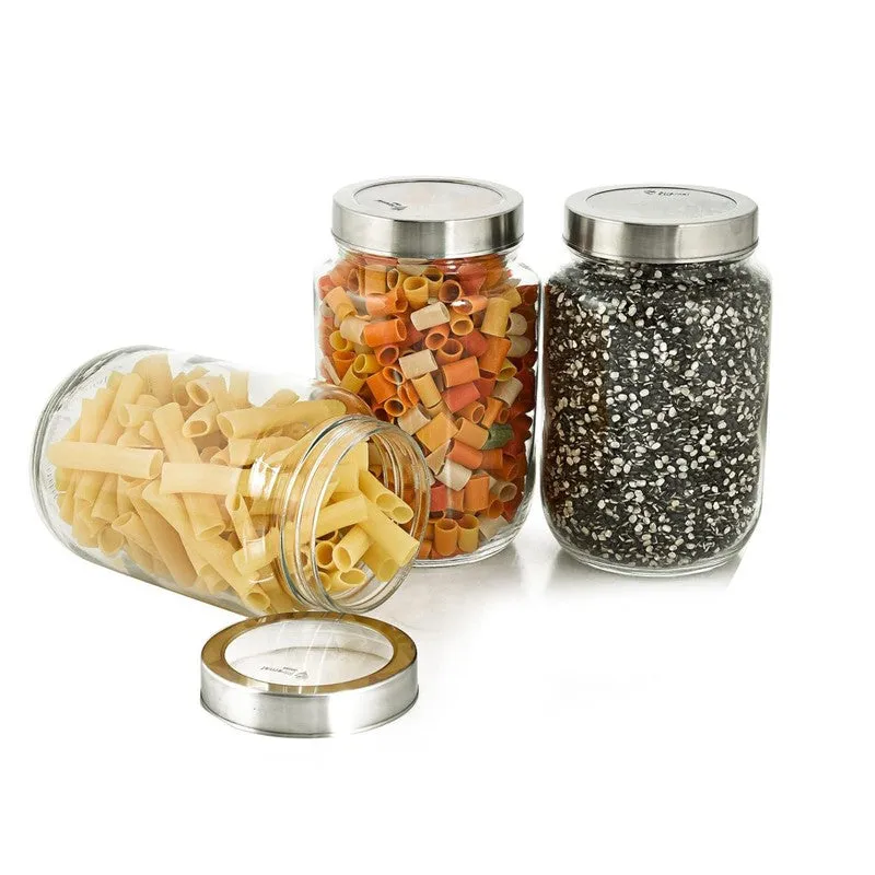 KitchenVault Glass Jar (1500 mL Each) - Set Of Two media 5