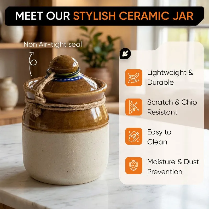 Yumi Condiment Jar With Tray (150 mL Each)  - Four Piece Set media 8