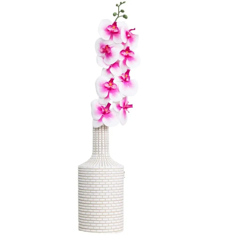 Graceful Artificial Orchids Flower Stick - Light Pink media 3
