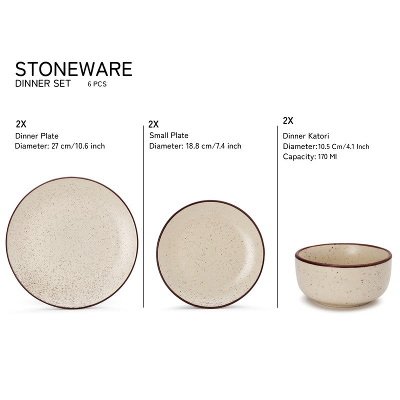 Kestha Dinnerware (Beige) - 6 Piece Set media 7