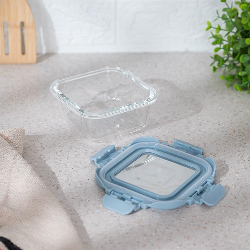 Timo Glass Lunch Box (Blue) - 320 ML media 3