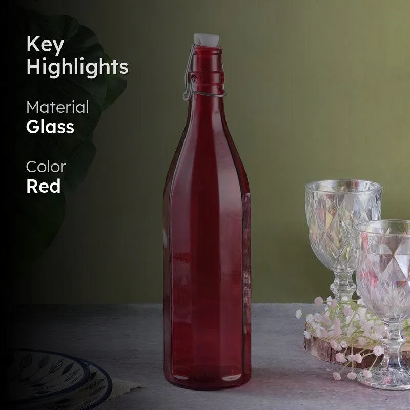 Vintage Fliptop Bottle - Red media 2