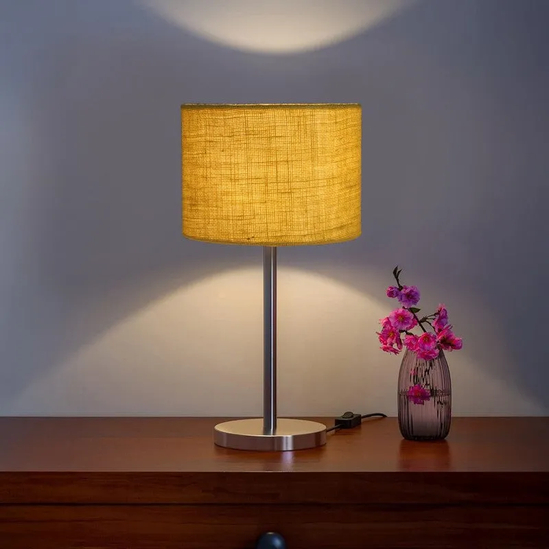 Noctra Linea Glow Metal Table Lamp - Yellow media 1