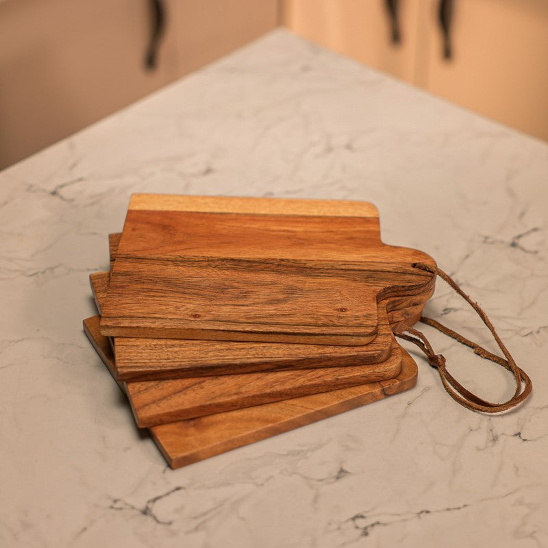 RustiqueCraft Wood Platter - Set of Four media 4