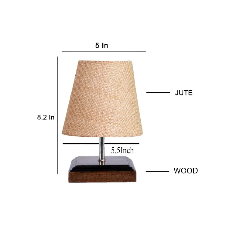 Niksha Jute Table Lamp - Beige,Brown media 5