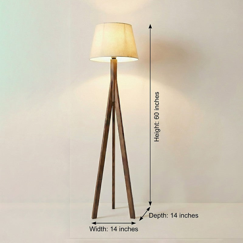 Orionis Tripod Floor Lamp with Fabric Shade media 9