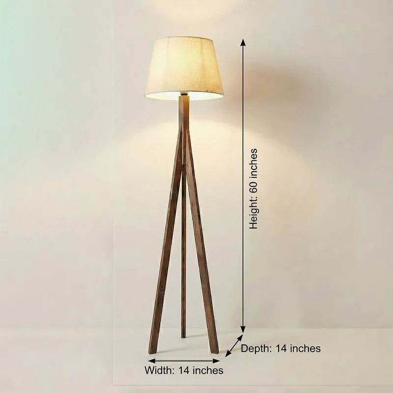 Orionis Tripod Floor Lamp with Fabric Shade media 9