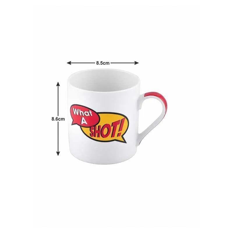 Oh Bone China Coffee Mug (350 mL Each) - Set of Two media 7