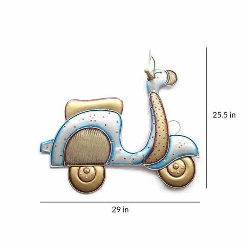 Vintage Scooter Iron Wall Accent media 6