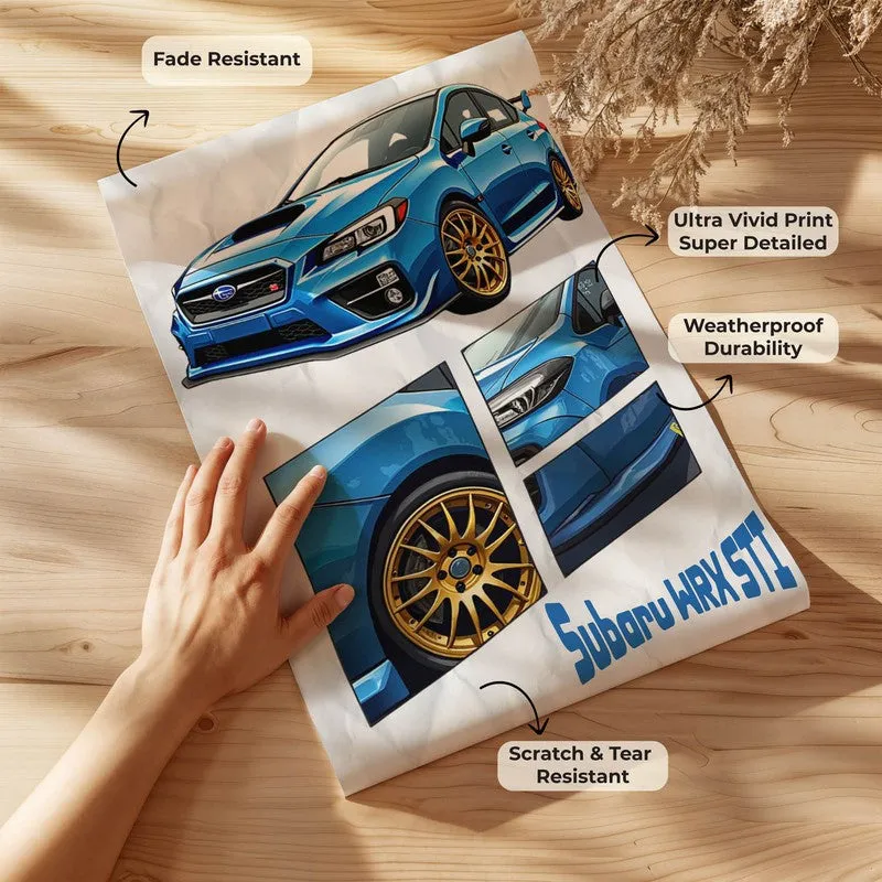 Aqua Racer Wall Poster media 8
