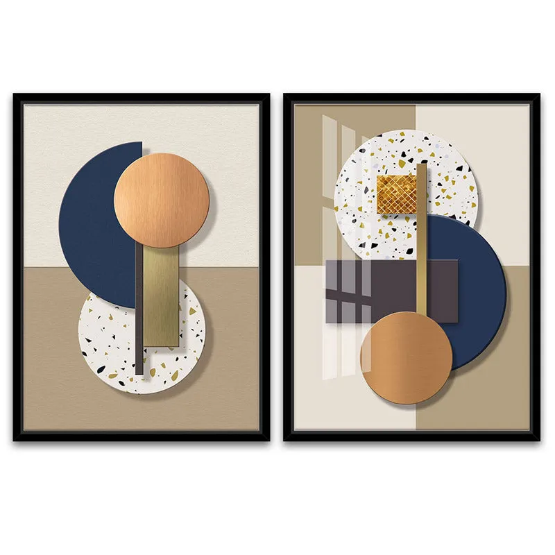 Clover Abstract Wall Art - Set Of Two media 3