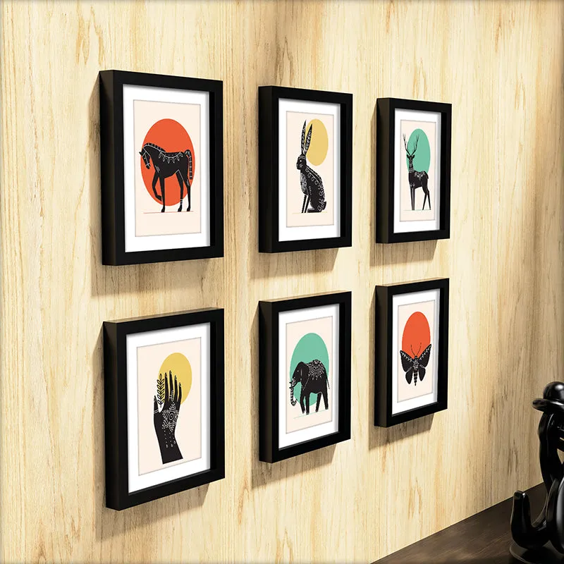 Nature's Silhouette Wall Art With Frame - Set Of Six media 7