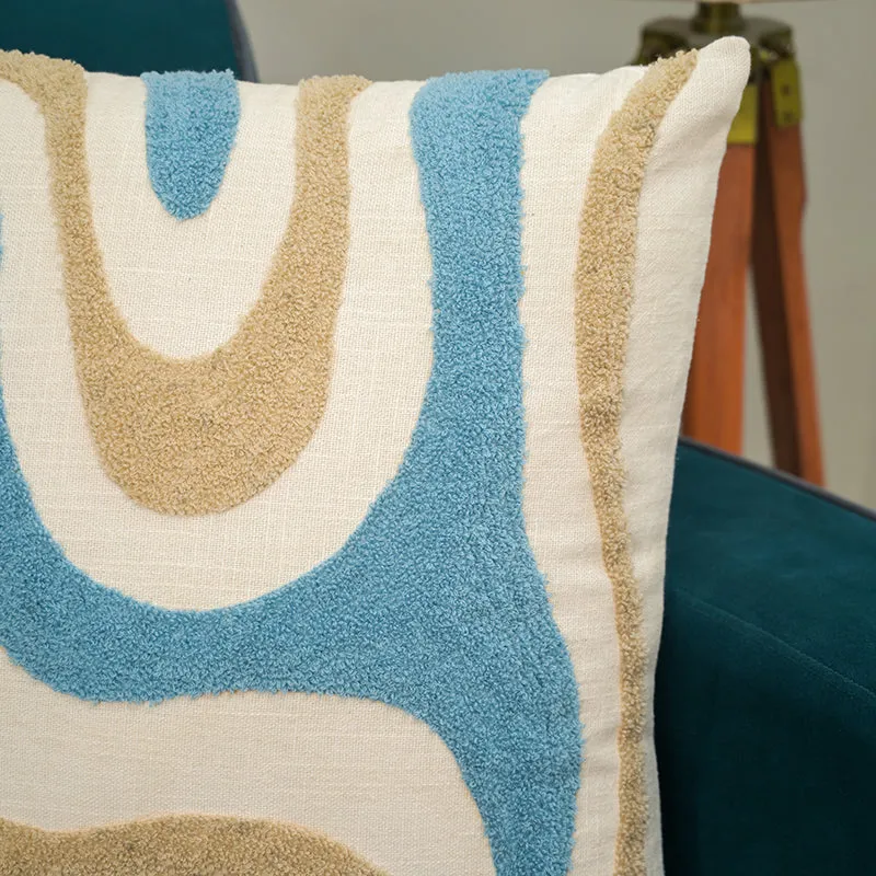 Sea Swirl Tufted Cushion Cover media 6