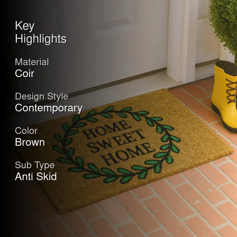 Home Bless Coir Door Mats - Brown media 2