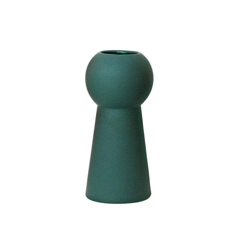 Zircon Ceramic Vase - Green media 4