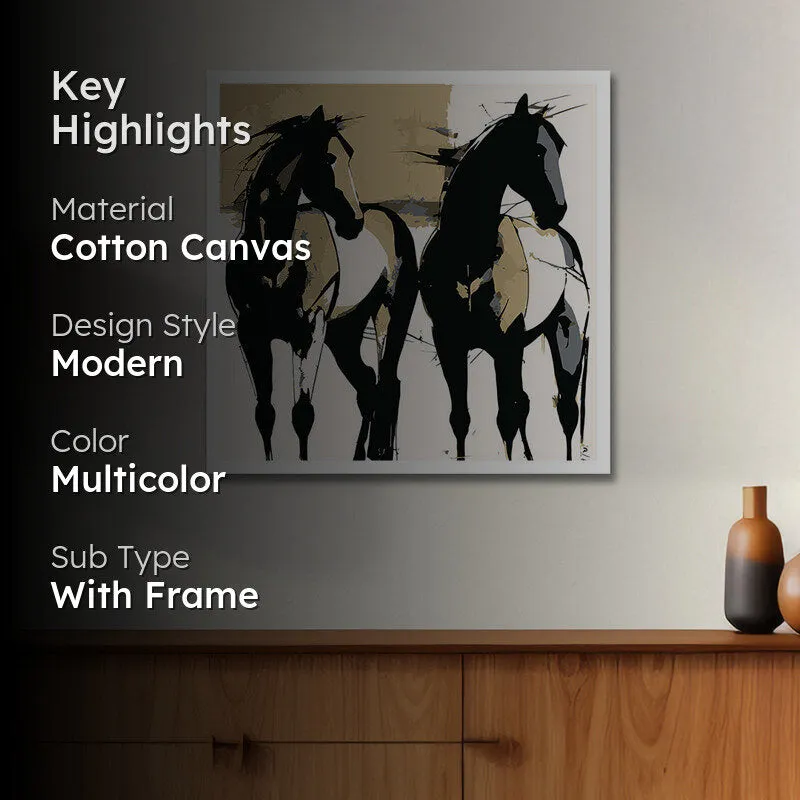 Equine Arts Wall Art with White Frame media 2
