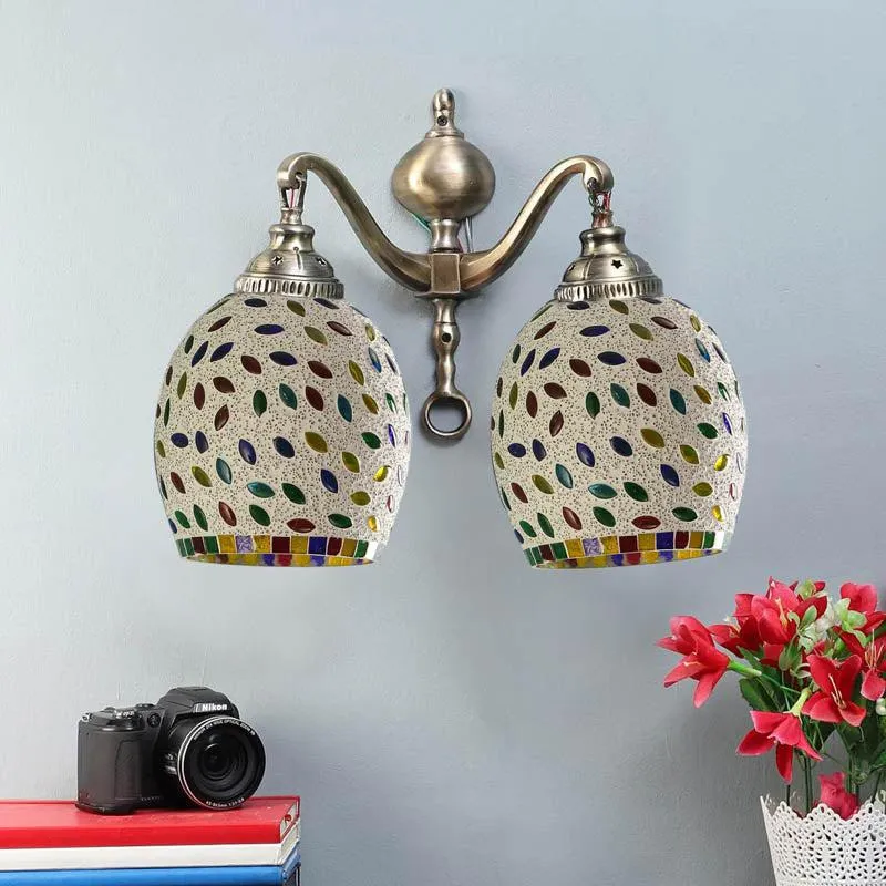 Mystic Metal Mosaic Wall Lamp media 3