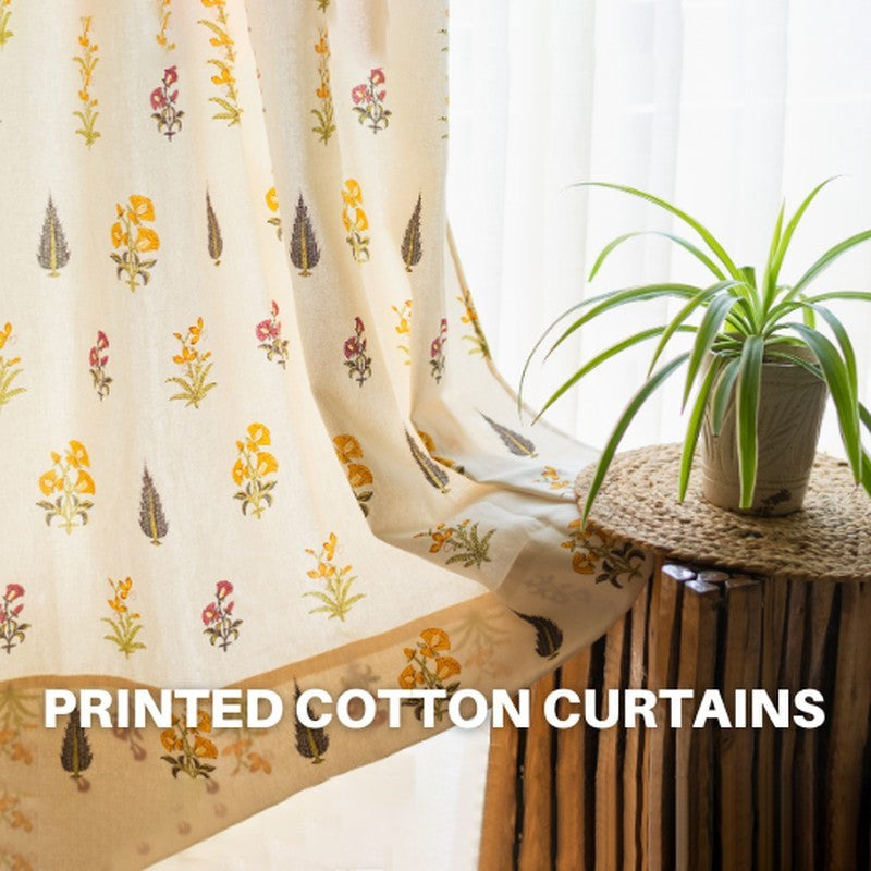 Urban Space High Garden Curtain (Yellow) - Set Of Two media 3
