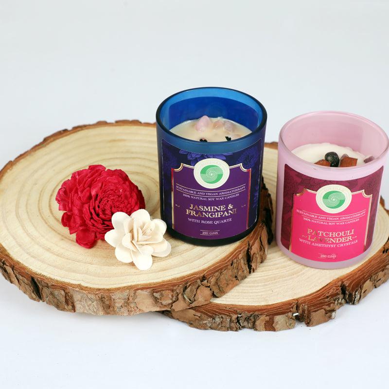 Elysium Floral Scented Candle - Set Of Two media 4