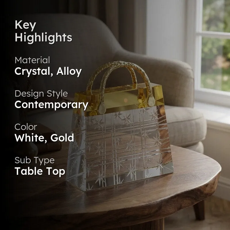 Orlisse Tote Crystal & Alloy Showpiece media 2