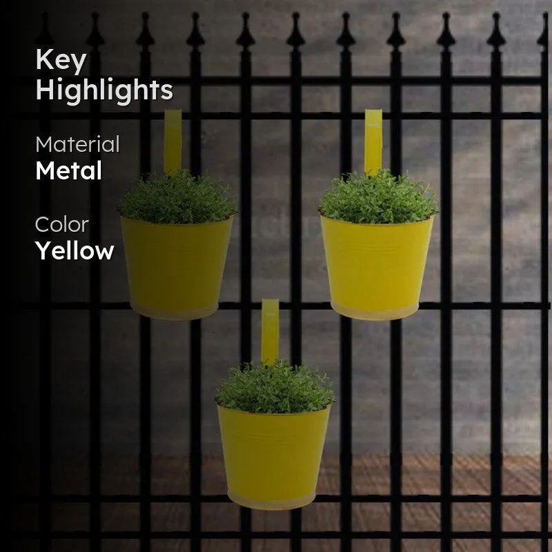 Lush Glow Planter (Yellow) - Set Of Three media 2