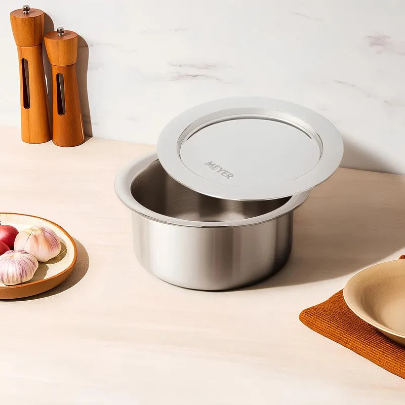 Meyer Stainless Steel Pateela with Lid - 1100 mL media 1