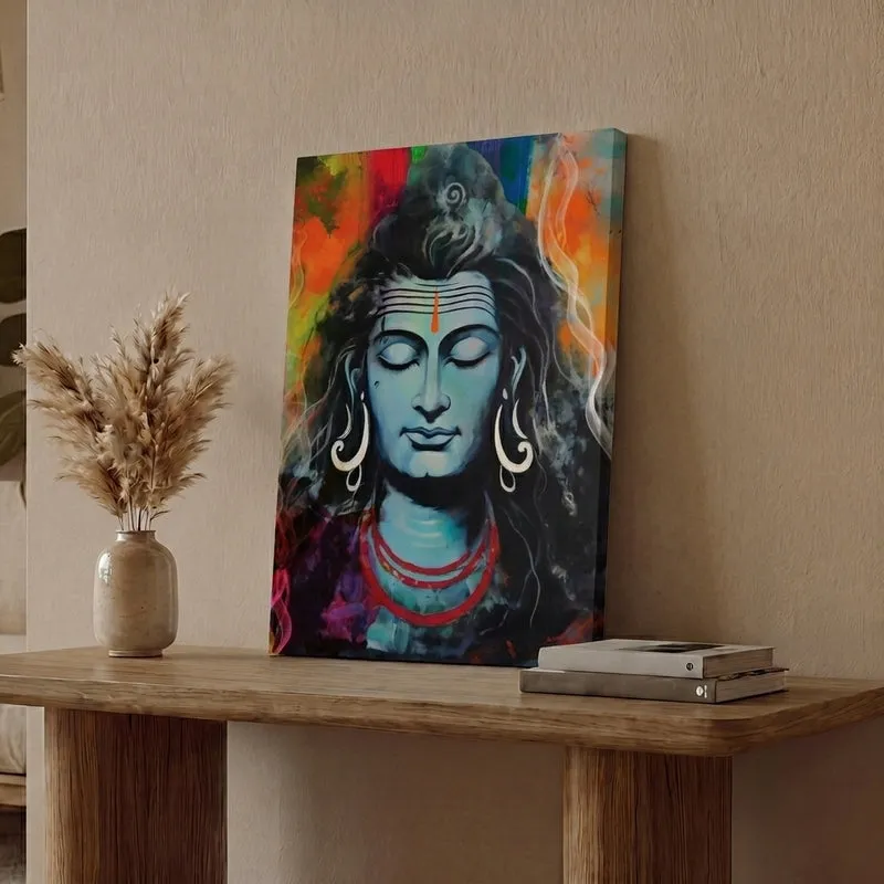 Neelkanth Dyan Canvas Wall Painting media 1