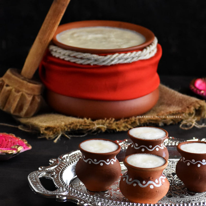 Matki Terracotta Handi With Lid - 3500 mL media 5