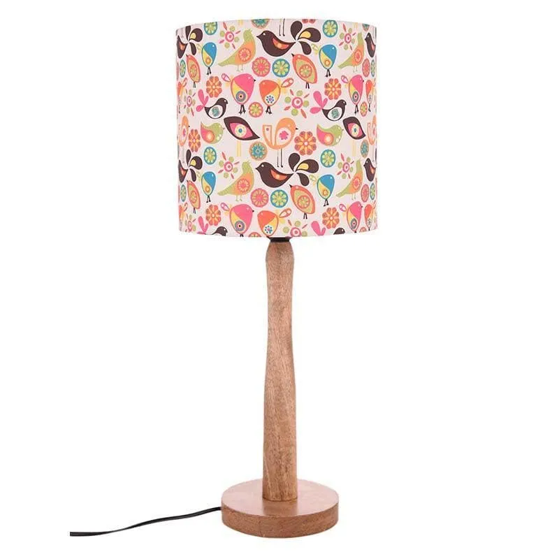 Natures Haven Fabric Table Lamp - Multicolor media 4