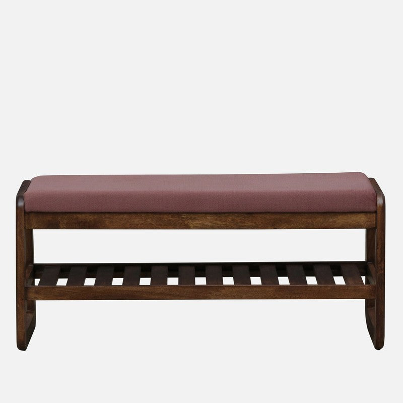 Tread Mango Wood Shoe Rack - Pink media 3