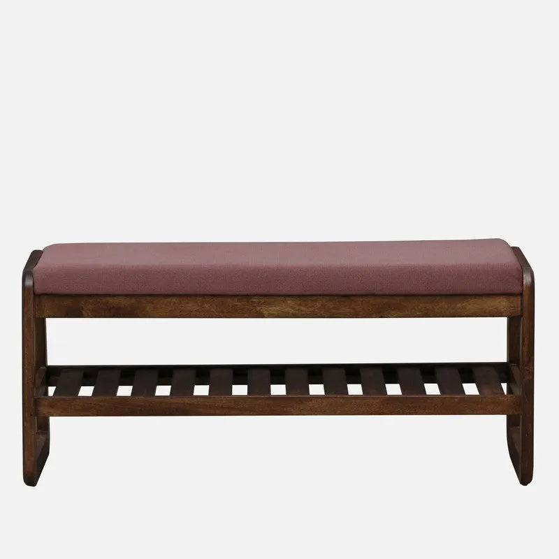 Tread Mango Wood Shoe Rack - Pink media 3