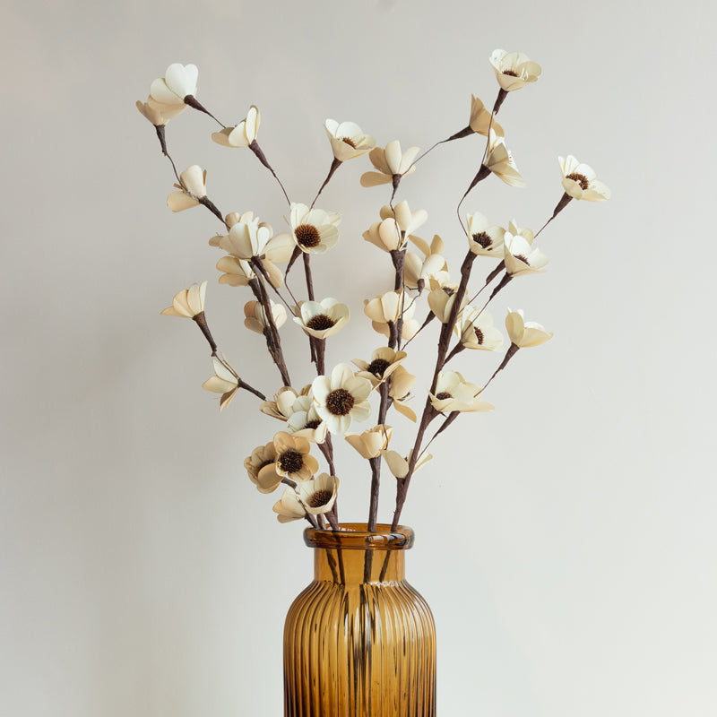 Kestra Handmade Dried Sun Flower Flower Stick - Set Of Five media 3