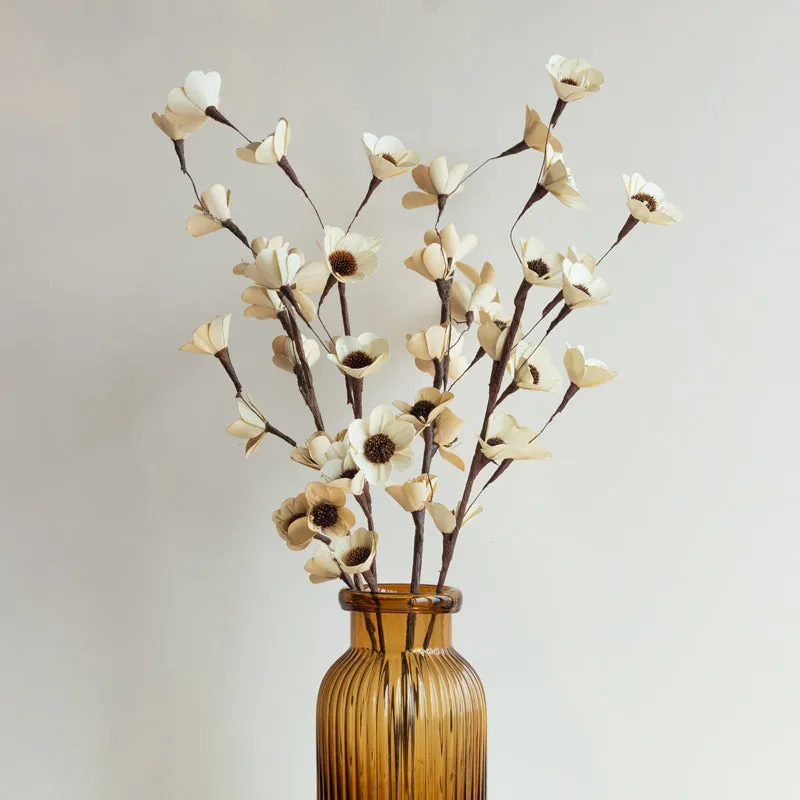 Kestra Handmade Dried Sun Flower Flower Stick - Set Of Five media 3
