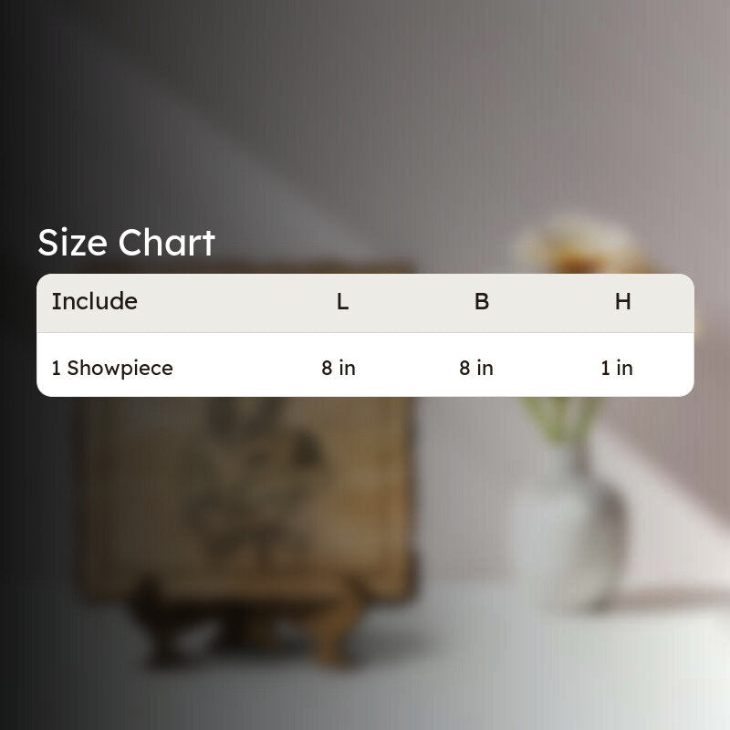 Tiny Kicks, Big Love Wood Showpiece - Square image 6
