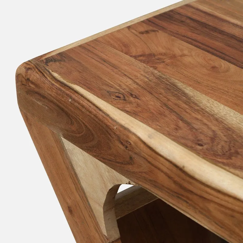 Montero Sheesham Wood Side & Bedside Tables - Brown media 8