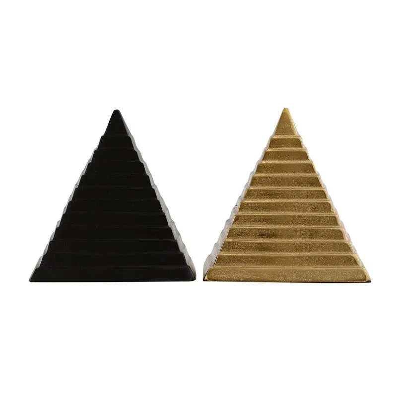 Pyramidon Bookend (Gold & Black) - Set Of Two media 3