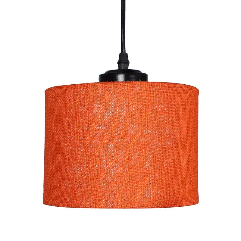 Sunset Glow Triple Metal Ceiling Lamp - Orange media 7