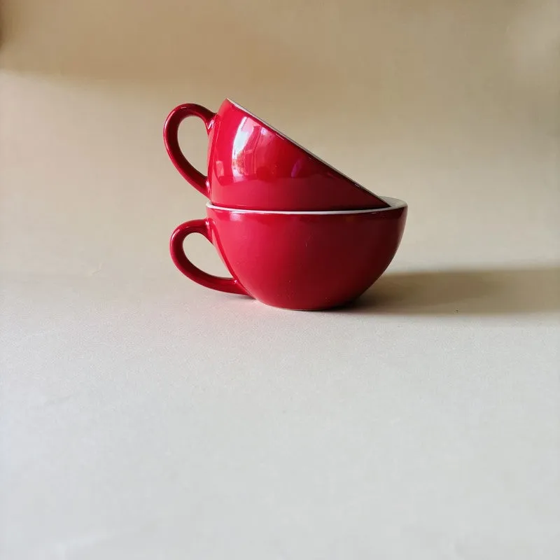 Classic Ceramic Tea Cup (240 mL Each) - Set Of Two media 6