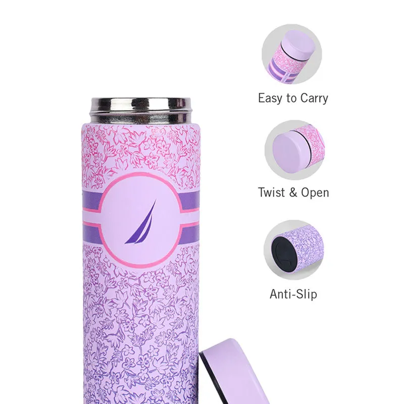 Nautica lan Hydro Insulated Stainless Steel Hot & Cold Travel Bottle - 500 mL media 4