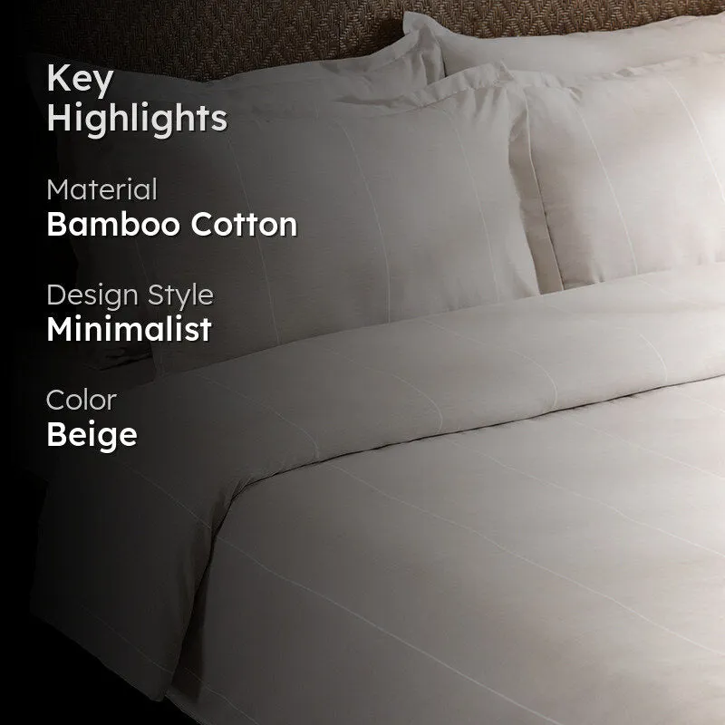 Velvet Dunes Chambray Duvet Cover media 2