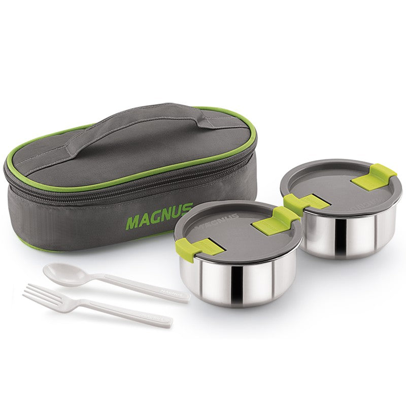 Solvix Sleek Lunch Box with Lunch Bag - Three Piece Set media 3