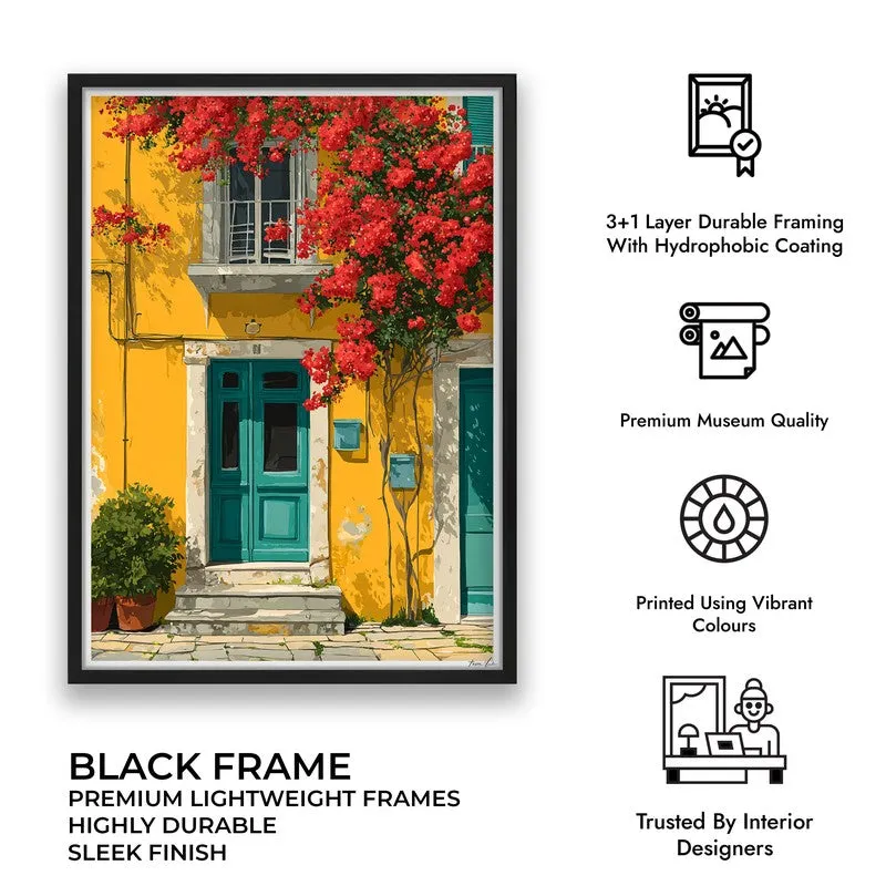 Viretta Canvas Wall Painting With Black Frame media 7