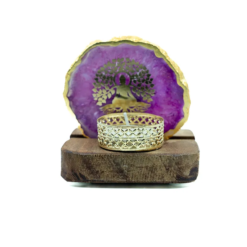 Life Tree Tea Light Holder - Purple media 7
