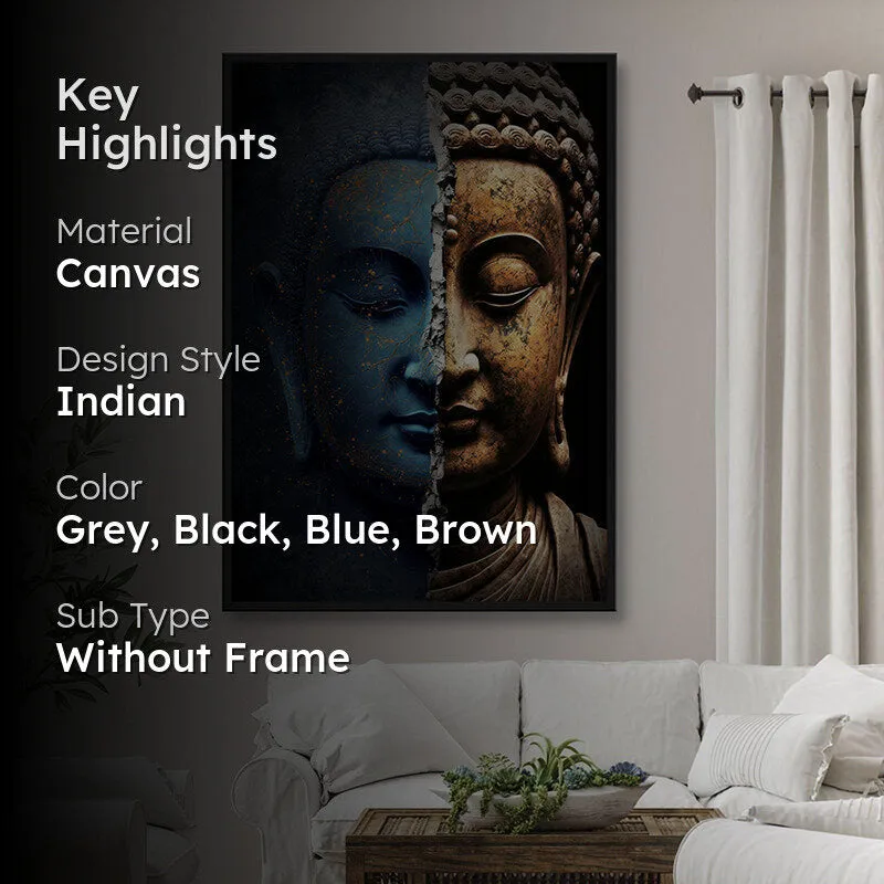 Buddha Obscura Canvas Wall Painting media 2