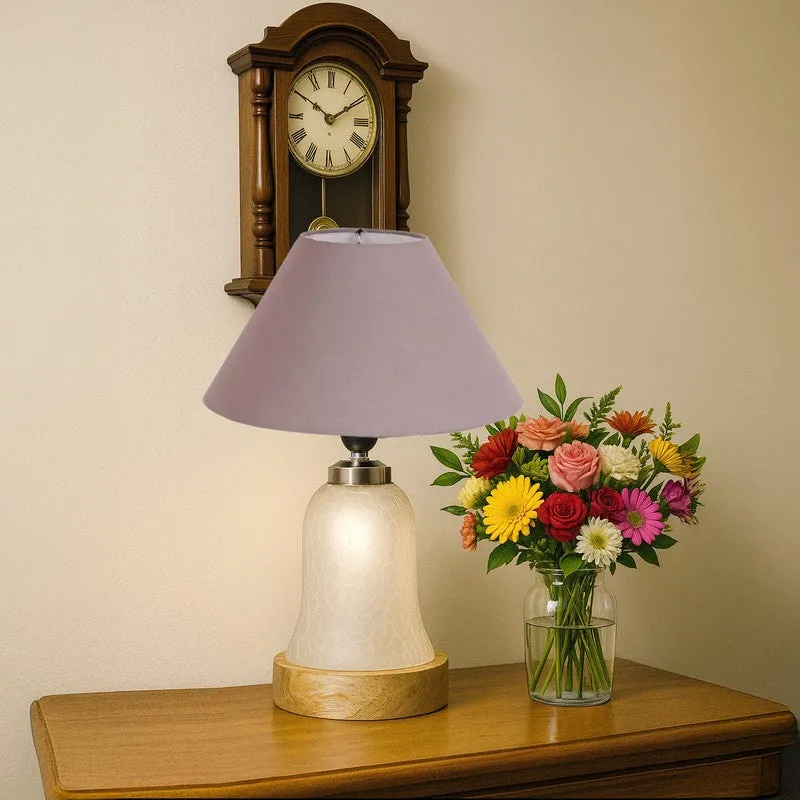 Zoravelle Wooden Table Lamp - Grey media 4