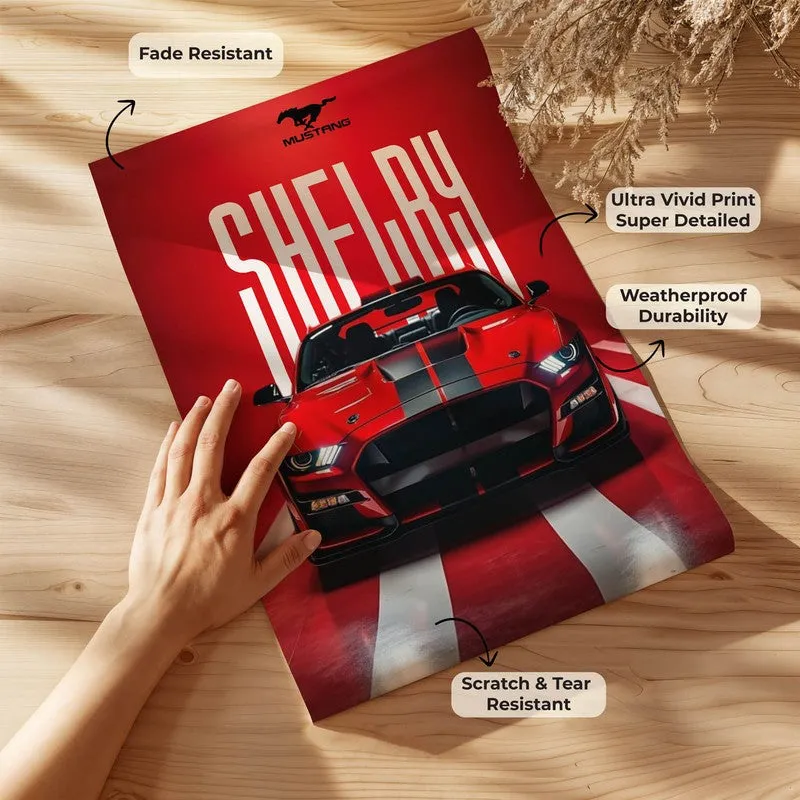 Red Racer Wall Poster media 8